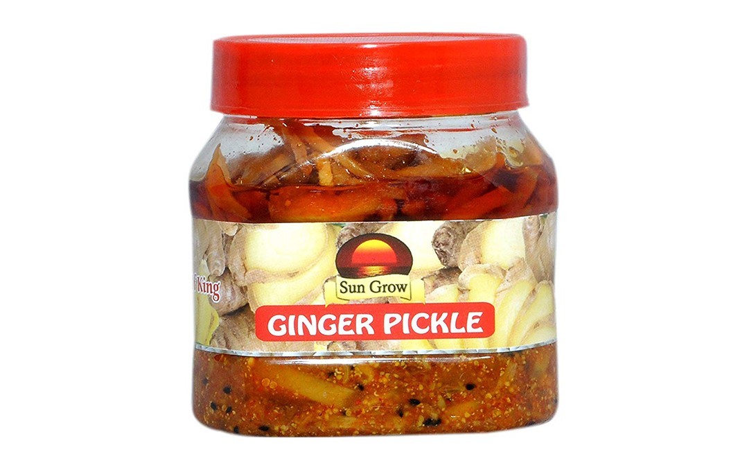Sun Grow Ginger Pickle    Plastic Jar  500 grams